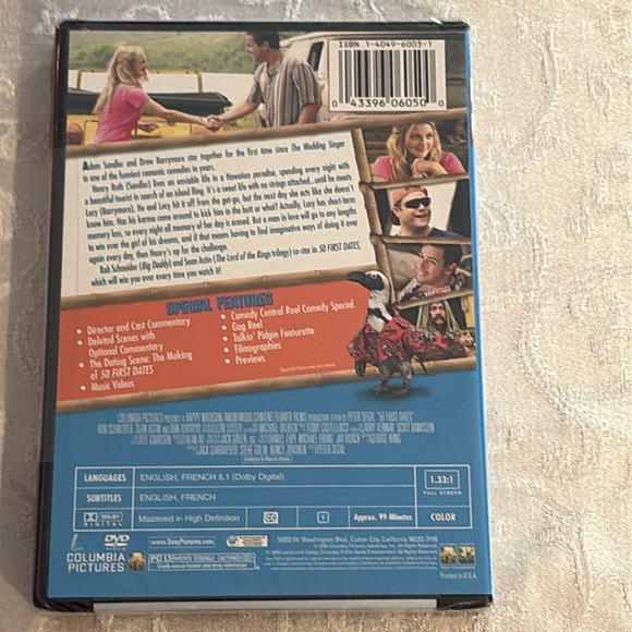Adam Sandler & Drew Barrymore Comedy 3 DVD Bundle - Picture 7 of 12